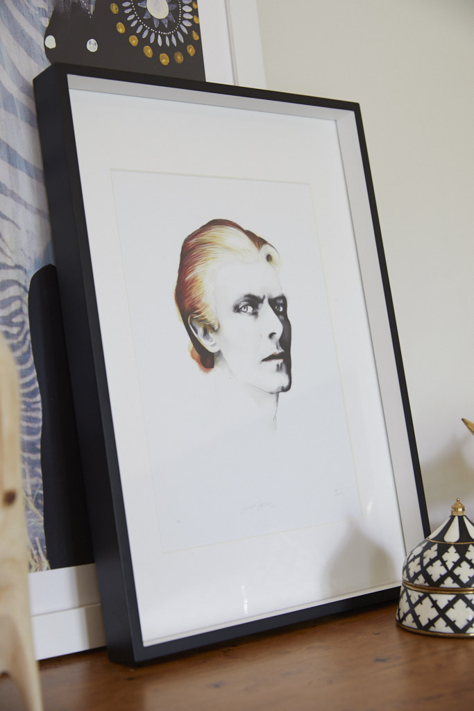  David Bowie Art Print by And Lizzie 