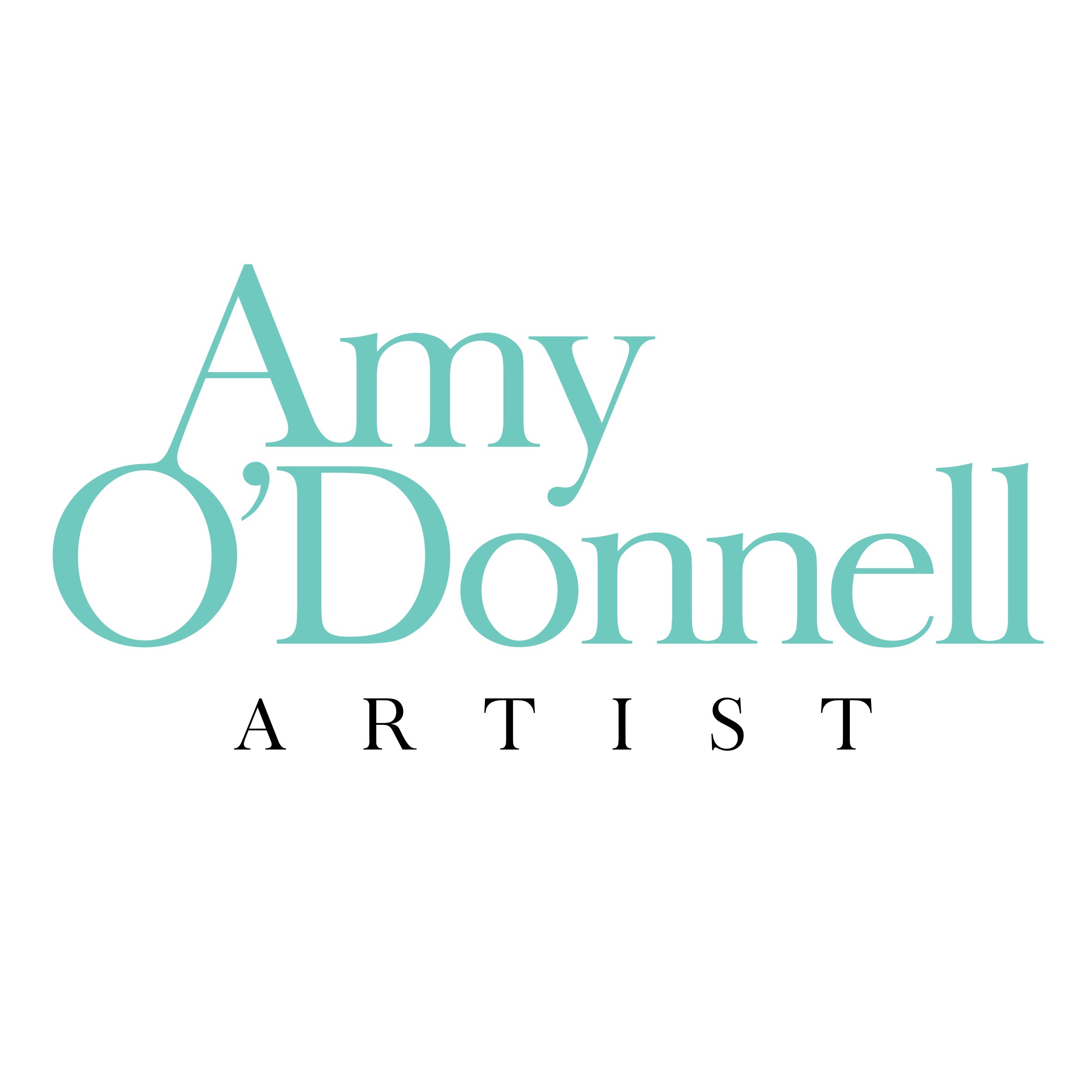 Places, Animals, Landscapes, Pop Art, Multi-Colour, Green, Pale Pink, Amy O'Donnell Canvas Art Prints