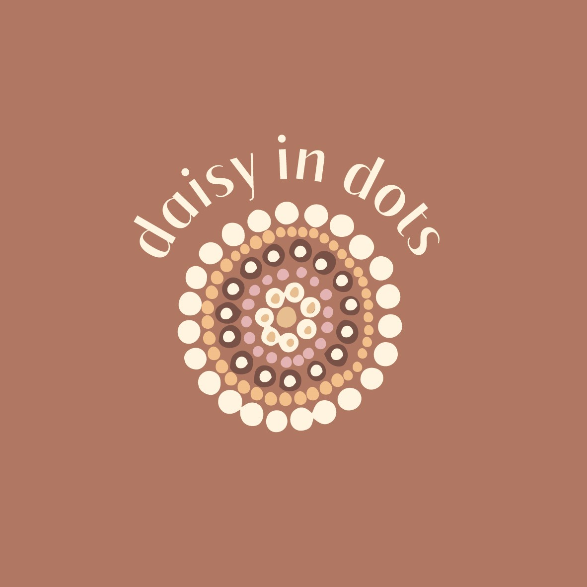 Daisy in Dots Canvas Art Prints