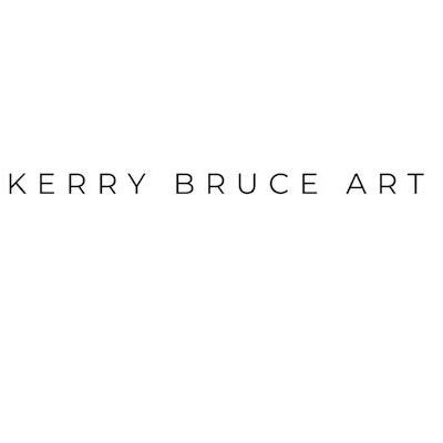 People, Landscapes, Typography, Figurative, Blue, Kerry Bruce Art Artworks