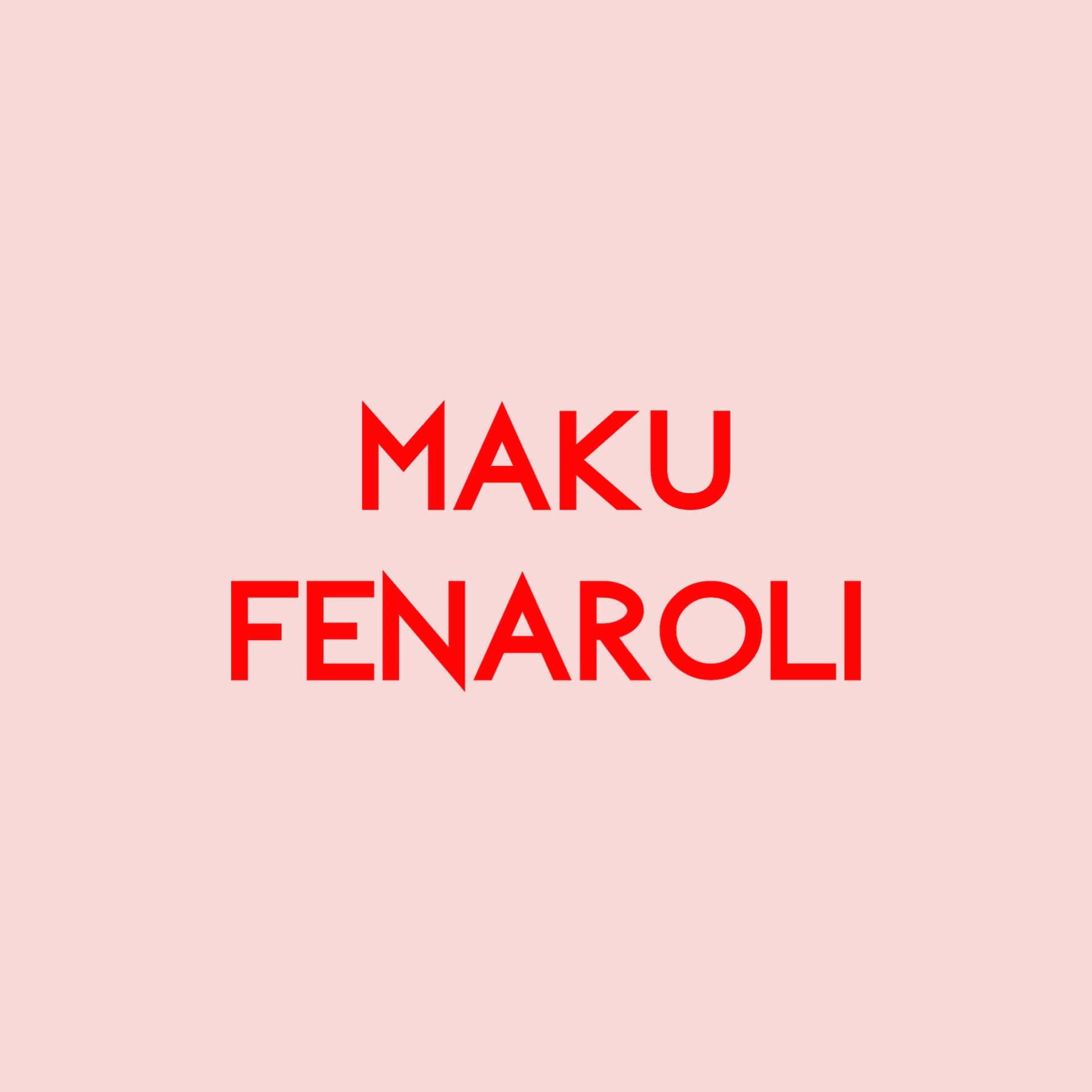 People, Typography, Fashion, Maku Fenaroli Artworks