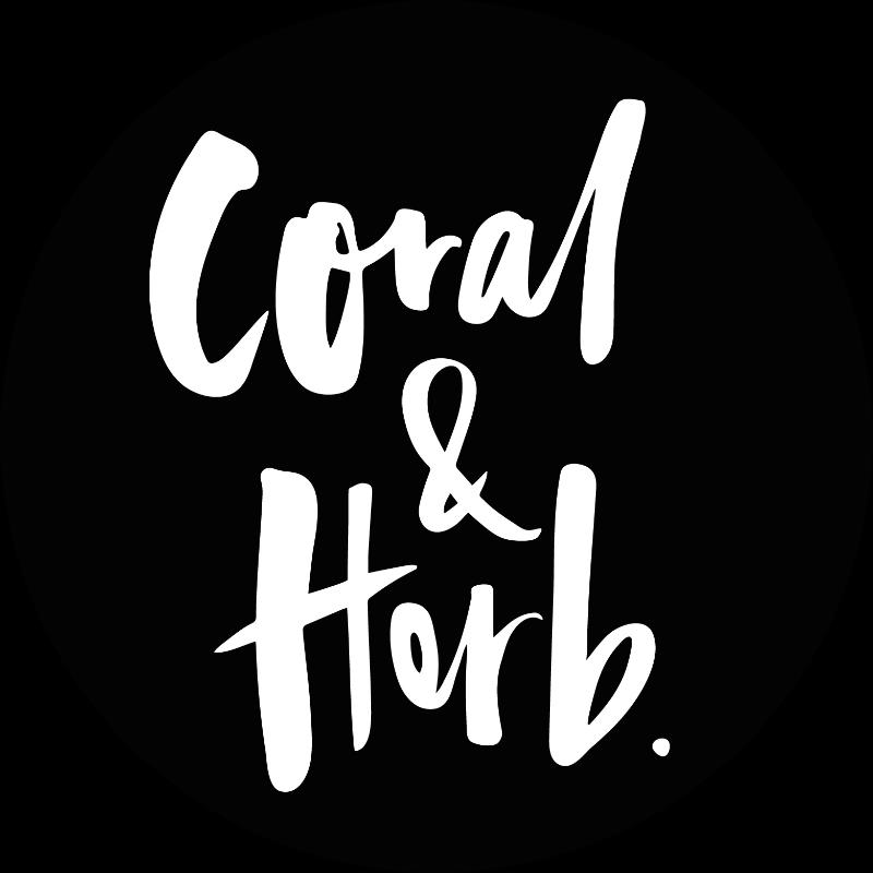 Industrial, Coral and Herb, Coasters Tableware