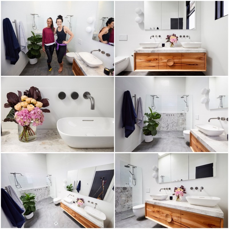 Bianca and Carla Master Ensuite Room Collage