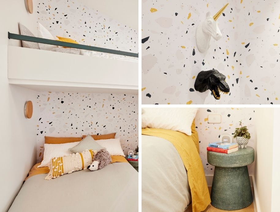 creating a colourful kids room on The Block