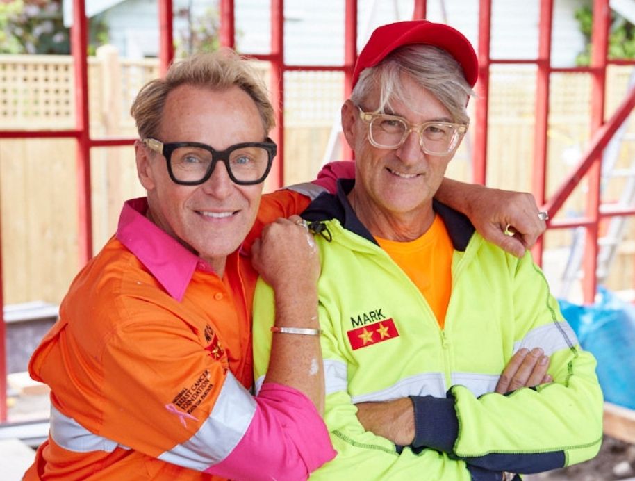 Mitch and Mark are back and wearing high vis on site