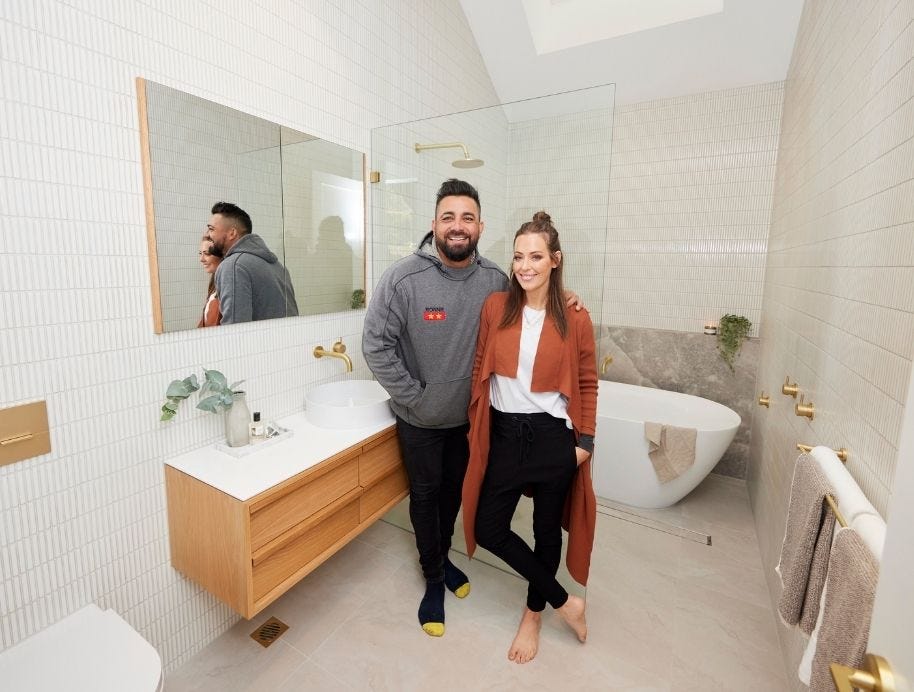 Ronnie and Georgia Block Bathroom 2021