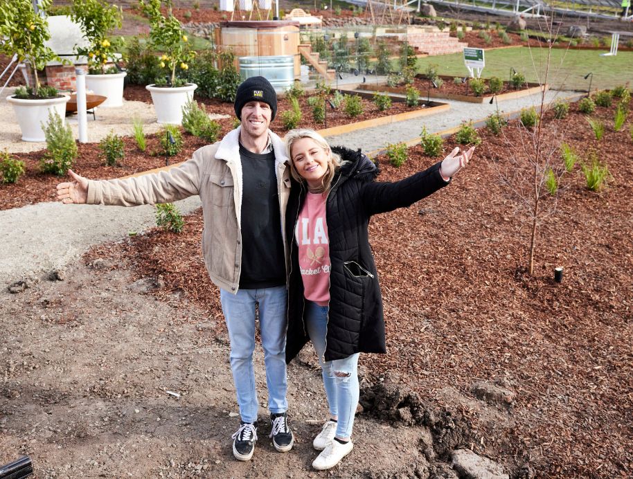 Jenny and Dylan Landscape reveal the block shop