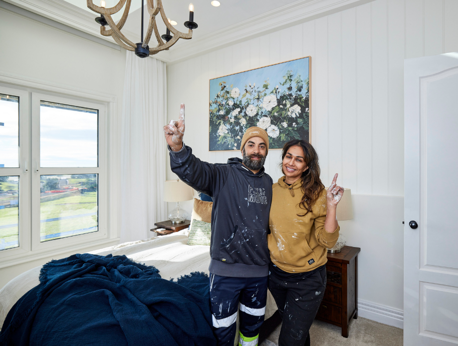 Sharon and Ankur Guest bedroom winners