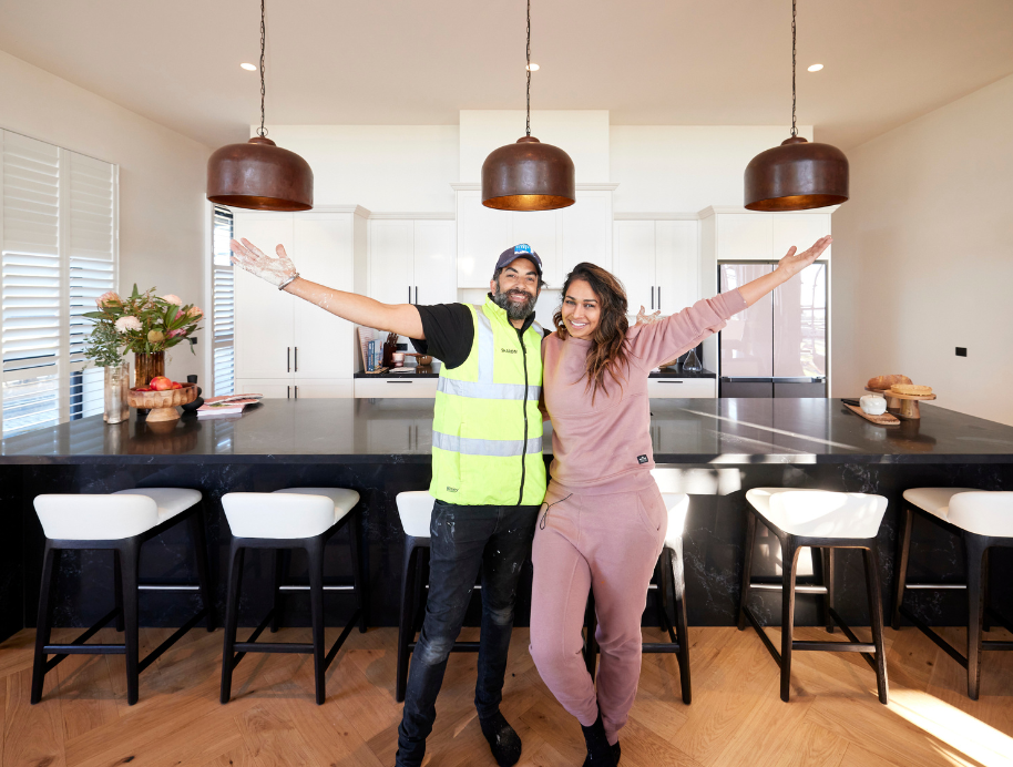 Ankur and Sharon The Block Kitchen reveal 
