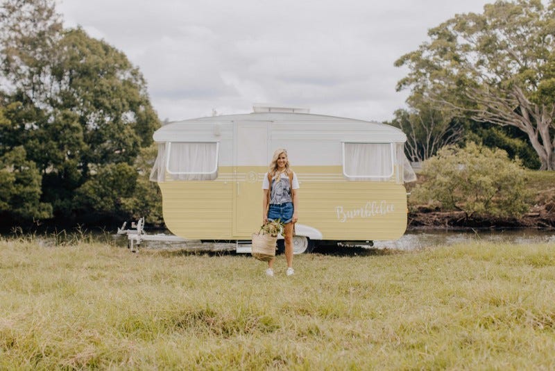 Michael and Carlene Bumblebee Caravan