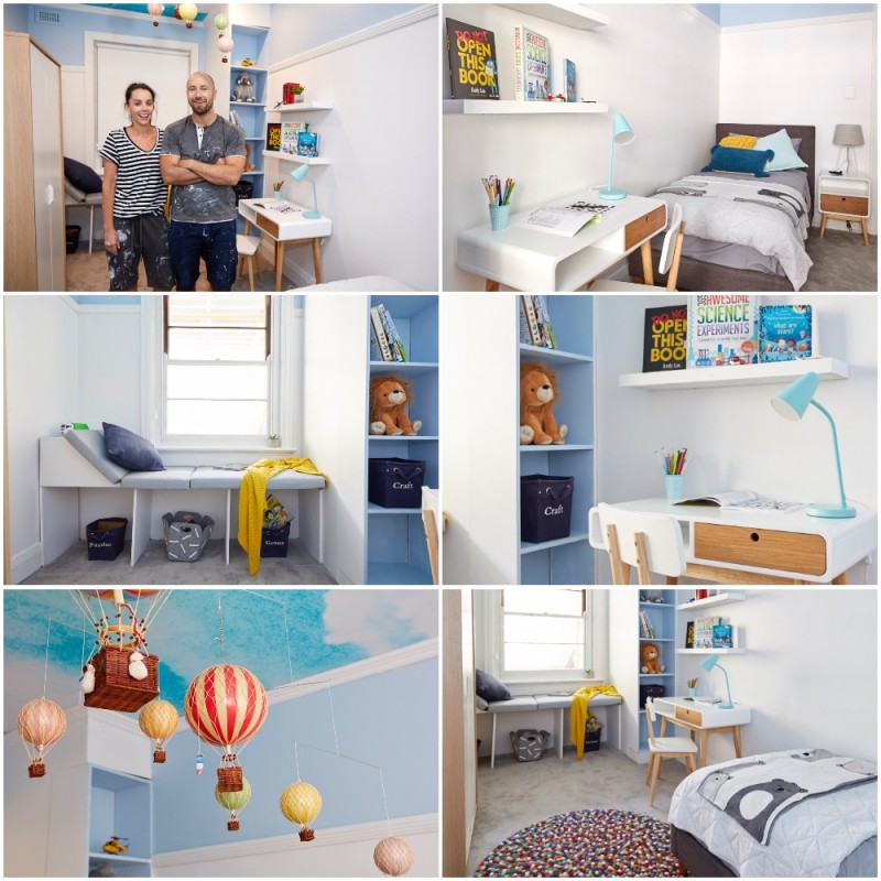 Courtney and Hans 48 hour Room Decider Challenge pic Collage kids room