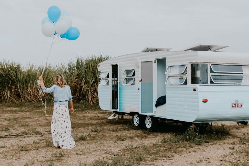 Dolly Carlene and Michael's Caravan Renovation