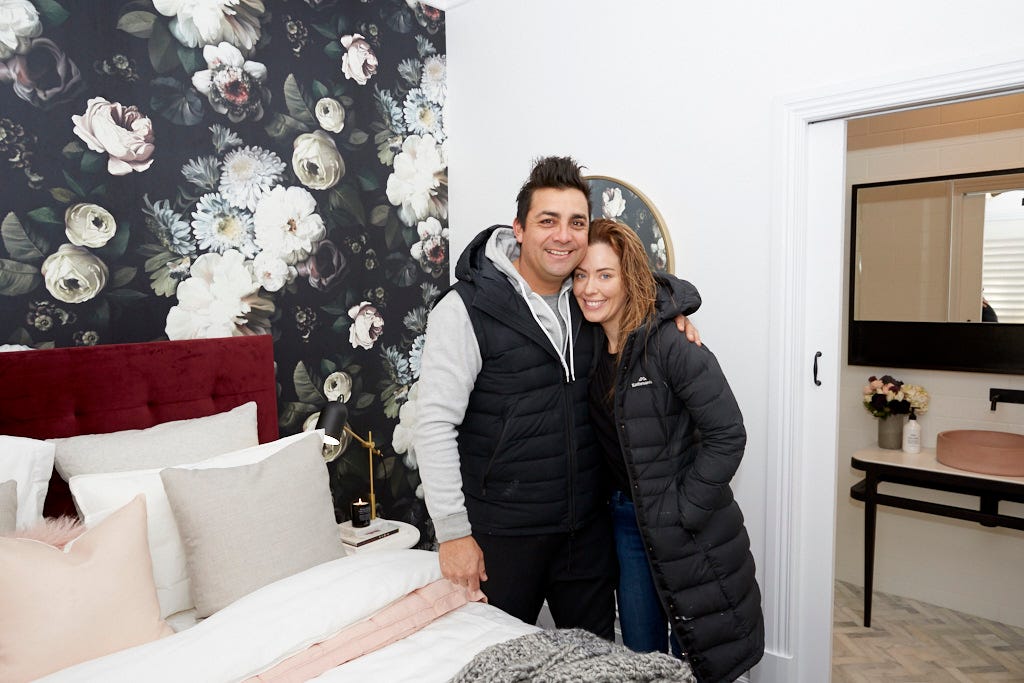 Ronnie & Georgia Guest Bedroom Redo Win The Block 2017