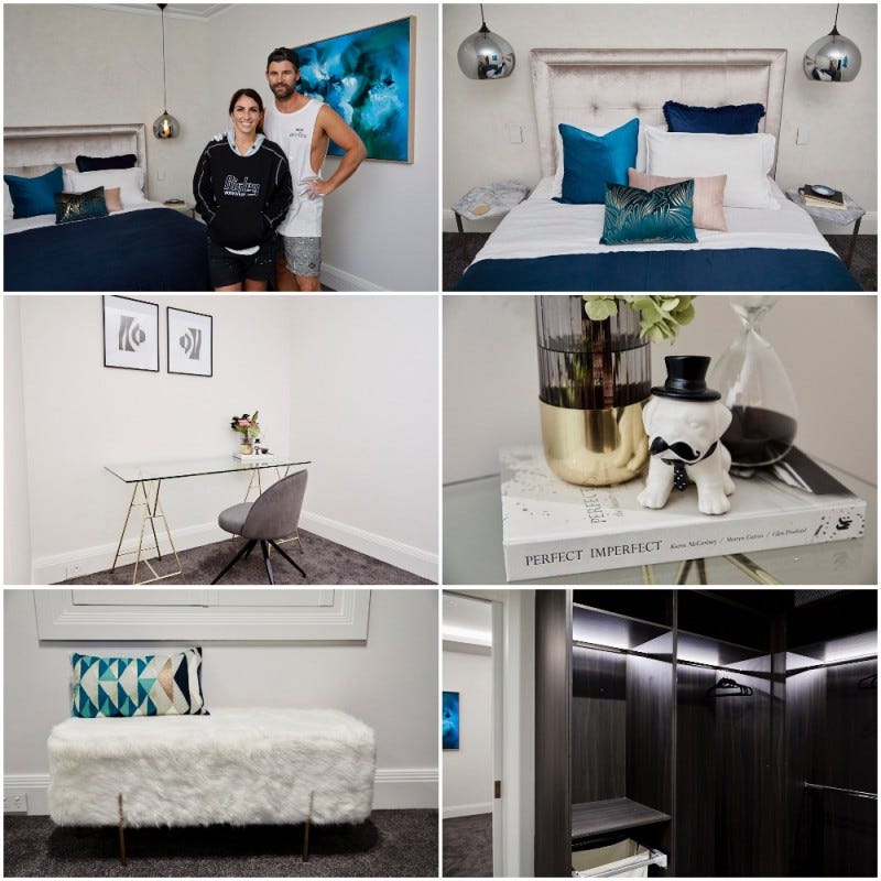 Hayden and Sara Guest Bedroom Reveal The Block