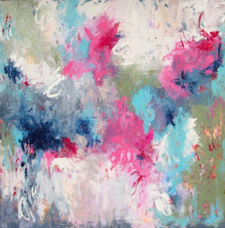  Belinda Nadwie’s abstract ‘Time to Love’ 