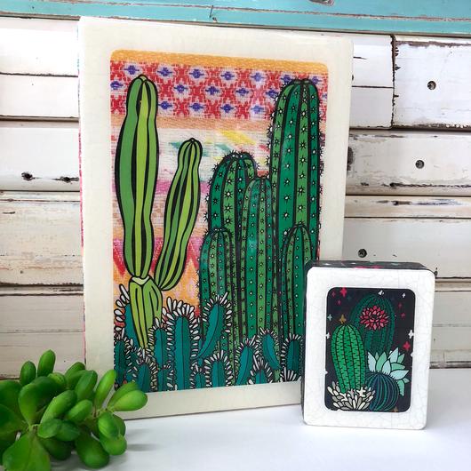 Lost and Found Art Co Cactus from The Block Shop