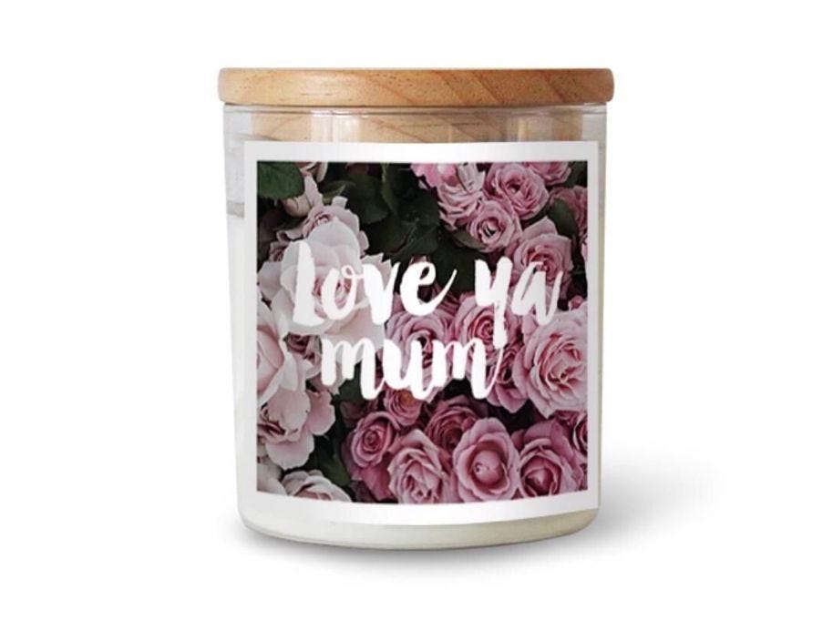 Love you Mum candle