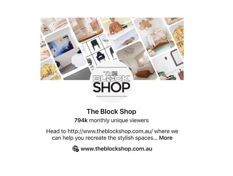 Block Shop Pinterest