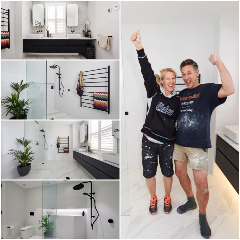 Kerrie and Spence Winning Master Ensuite Collage