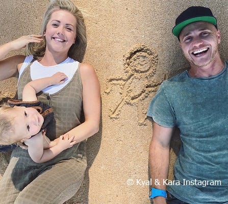 Kyal & Kara announce they are expecting second baby