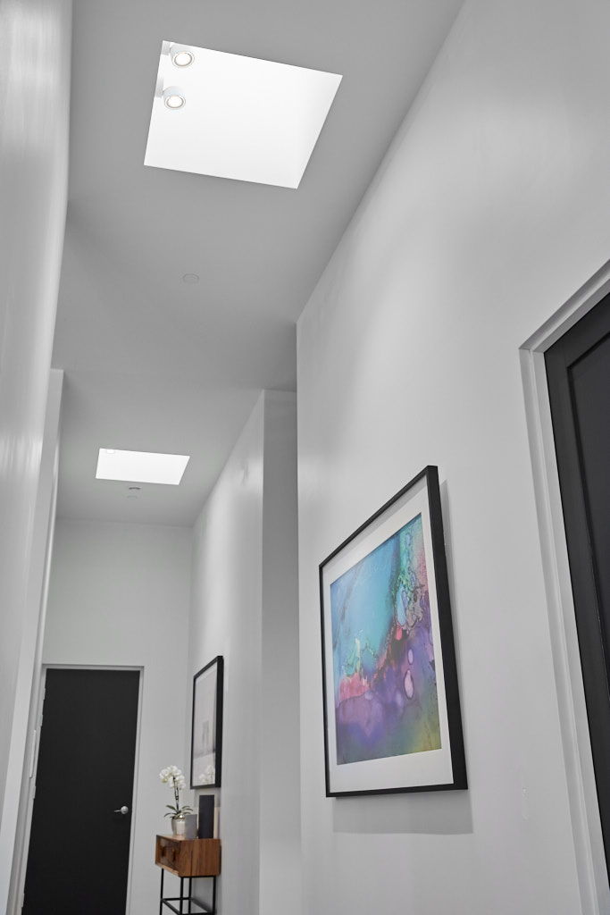  VELUX skylights as seen in Bianca and Carla's bright hallway. 