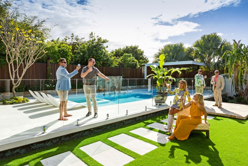 Take A Look At The Block S Shelley Craft S Byron Bay Home With A Newly Renovated Stunning Garden