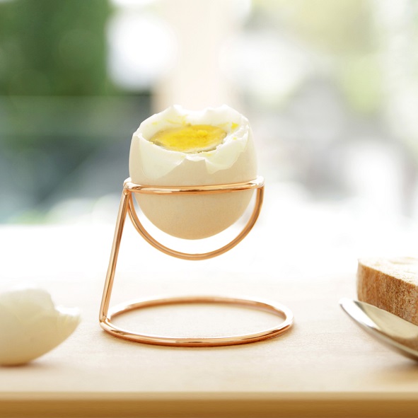  Yolk Luxe Egg Cup available in Copper or Black 