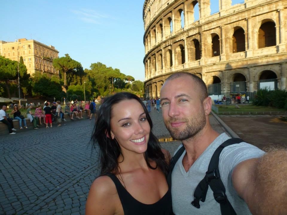  Courtney and Hans The Block in Rome this couple is well travelled 