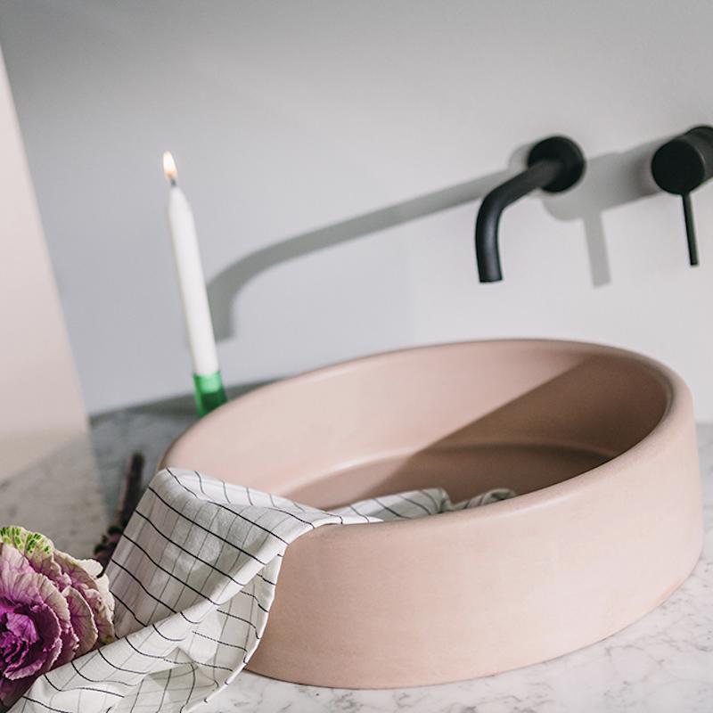 Bowl Sink By Nood Co Blush Pink
