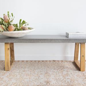 1.45m Elkstone Bench Seat | Speckled Grey and Light Honey | Pre-order