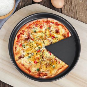 10-inch Steel Non-stick Pizza Tray Baking Plate | 6 Pack