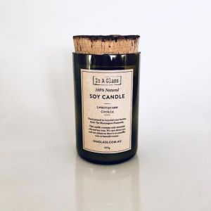 100% Natural Soy Candle | Lemongrass Cochin