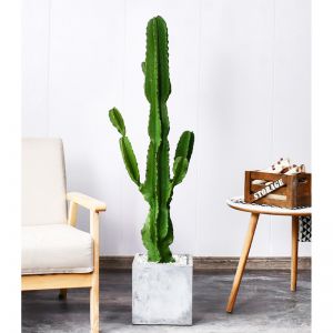 120cm Green Artificial Indoor Cactus Tree Fake Plant Simulation Decorative 6 Heads