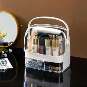 2 Tier White Countertop Makeup Cosmetic Storage Organiser