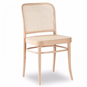 811 Hoffmann Natural Dining Chair with Cane Seat and Cane Backrest