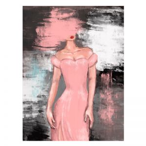 Tickled Pink 1 | Framed Art Print on Acrylic