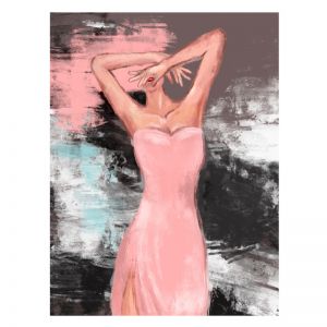 Tickled Pink 2 | Framed Art Print on Acrylic