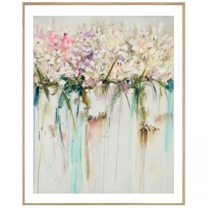 Drip Flowers | P1004-290 | Framed Print | Colour Clash Studio