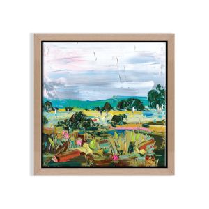A Shared Land | Angela Hawkey | Mini Framed Canvas by Artist Lane