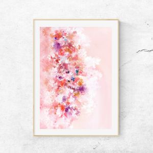 A Walk in Spring | Abstract Art Print by Tina Koresis