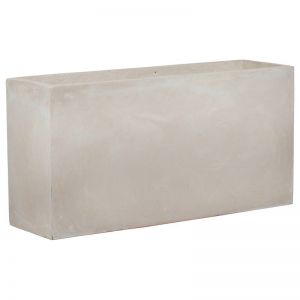 Abasi Concrete Planter 110cm | Milky White | Schots