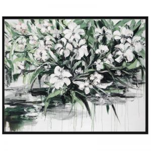 Abstract Flowers | Canvas Print Framed | P1006-215 |  Colour Clash Studio