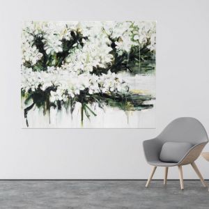 Abstract Flowers | P1006-209 | Canvas Print | Colour Clash Studio