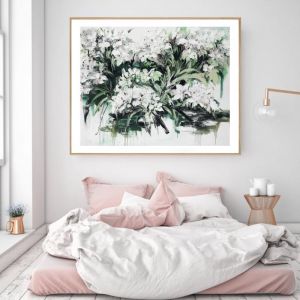 Abstract Flowers | P1006-224 | Framed Print | Colour Clash Studio