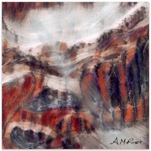 Abstract Ranges | Art Print by Annie Ross