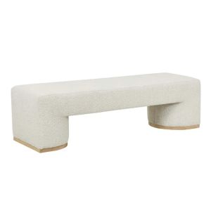 Aden Bench Seat | Oat Boucle | Natural Ash | PRE ORDER
