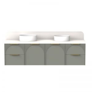 ADP Archie by Alisa & Lysandra Door/Drawer Wall Hung Vanity Unit with Double Bowl | Reece