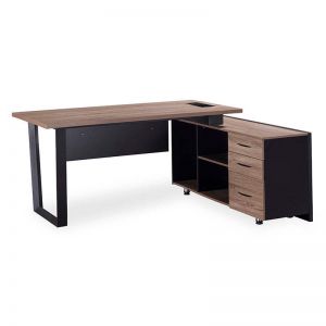 ADRIANO Executive Office Desk with Right Return 1.8M - Light Brown