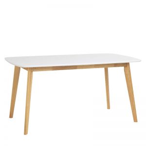 Aimon Dining Table | 150cm | Natural & White