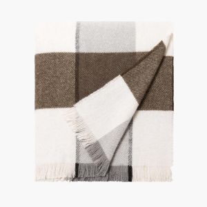 Alby Chocolate Blanket | Medium